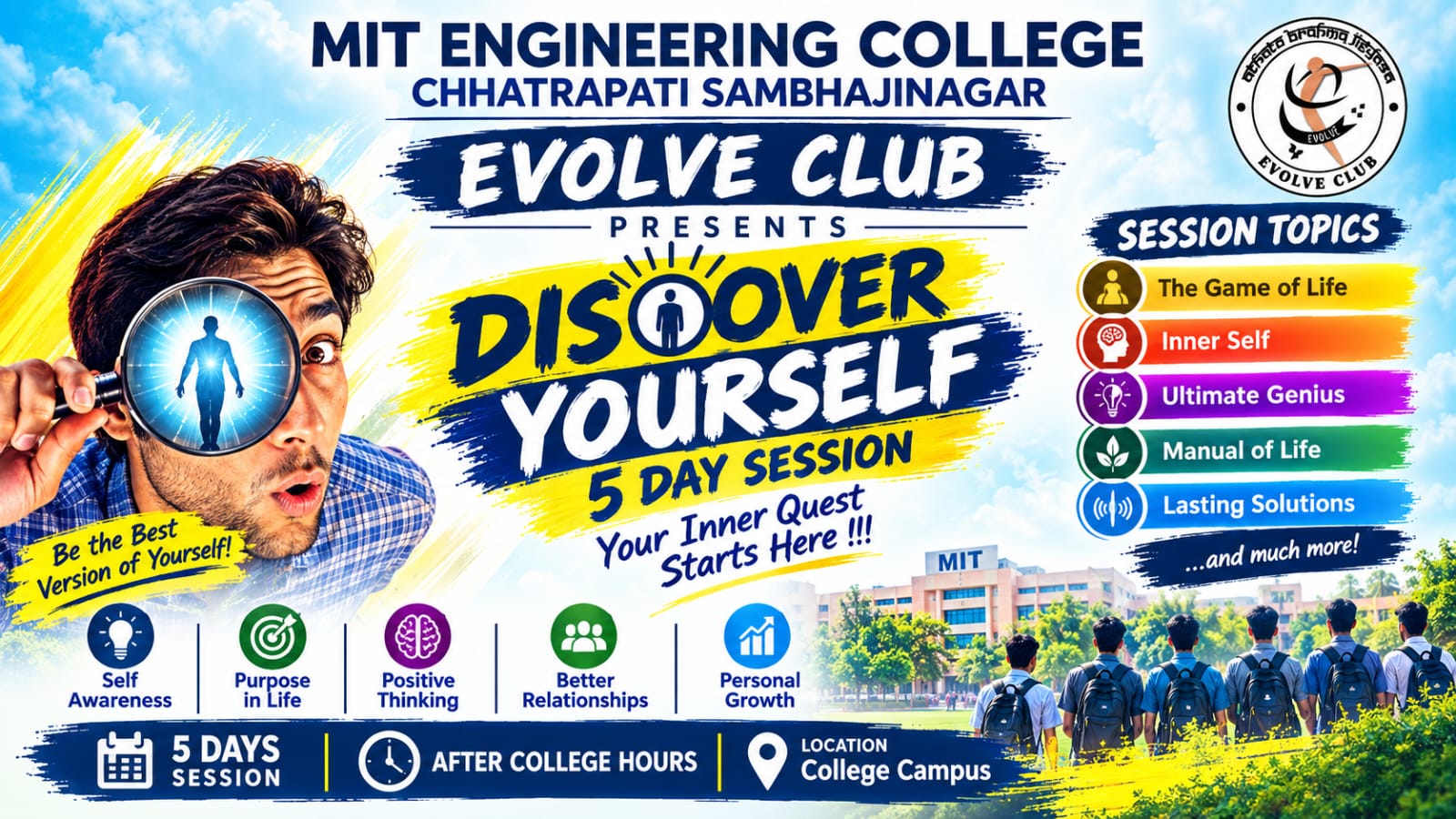 Discover Your Self (For MITians)